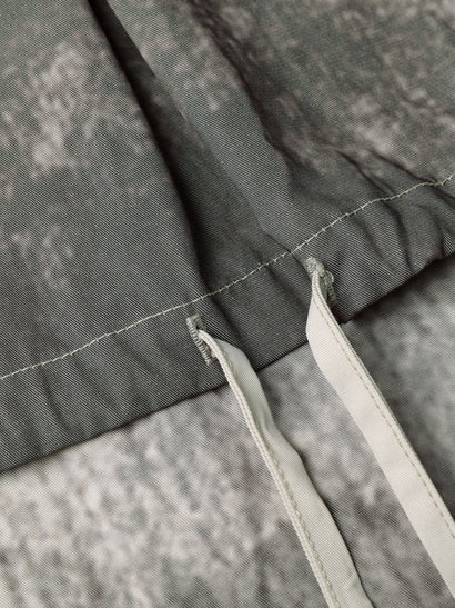 페인트 스프레이 오버사이즈 니치 롱 셔츠