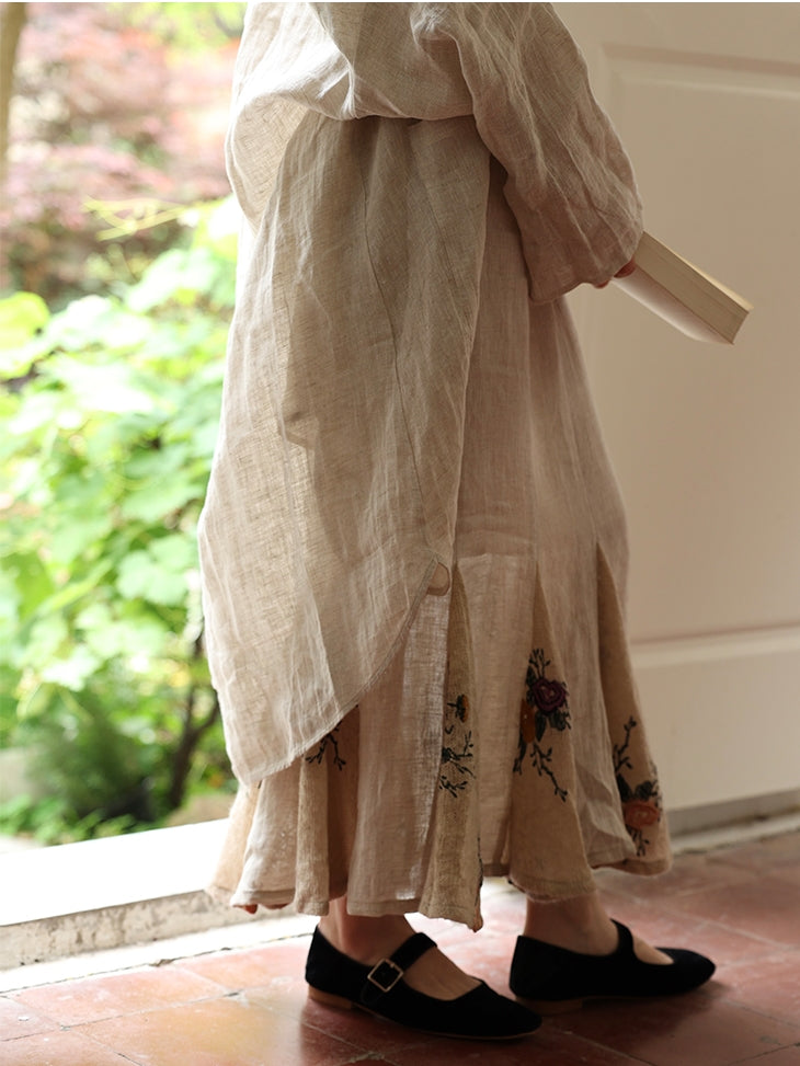 꽃잎이 길고 자연스러운 가디건