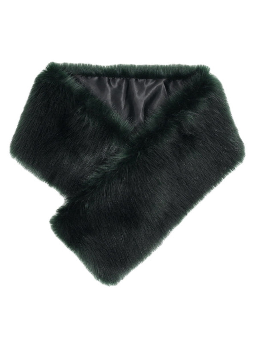 Fur Elegant Fluffily Plain Bolero