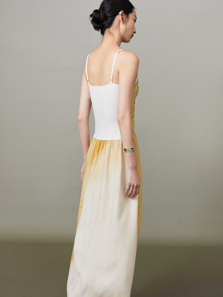 Gradation Tight Retro Summer One-Piece