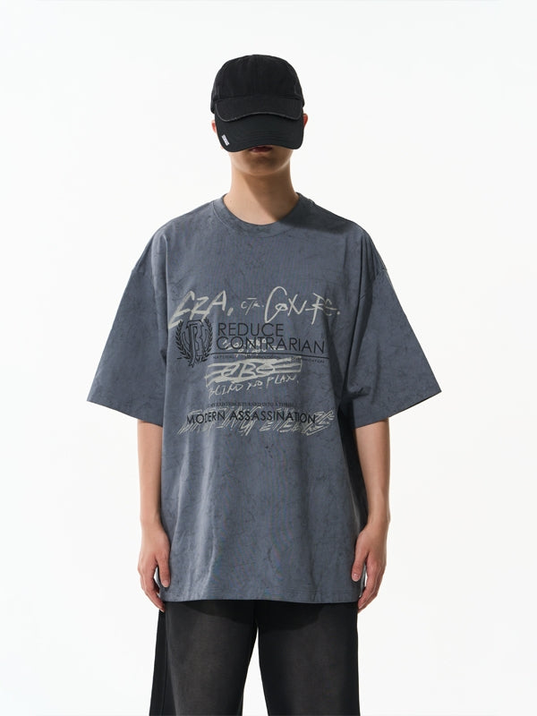 Tie-Dye Retro Casual Oversize T-Shirt