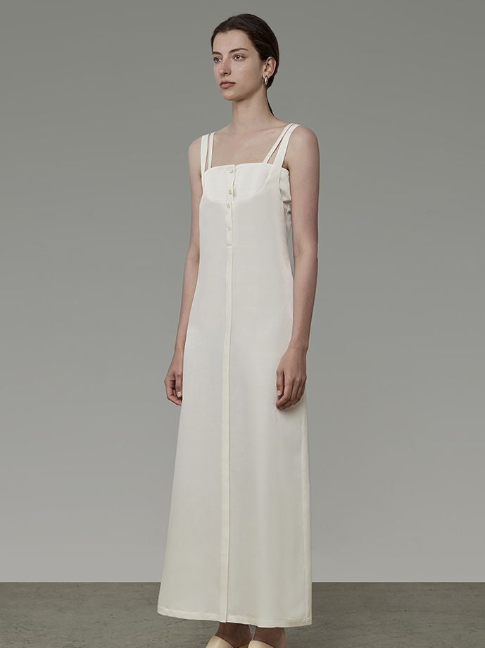 Tight Long Slim-fit Classy Summer ONE-PIECE