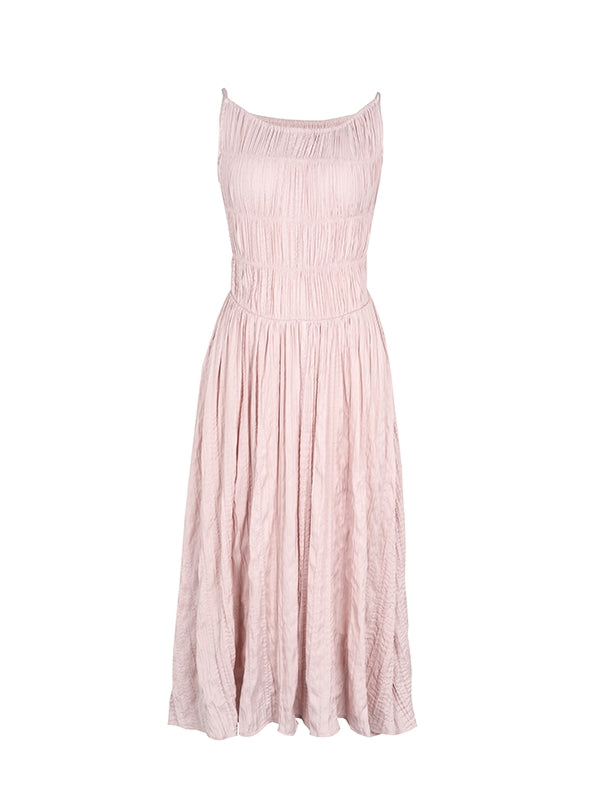 주름진 천연 주름 긴 일체형