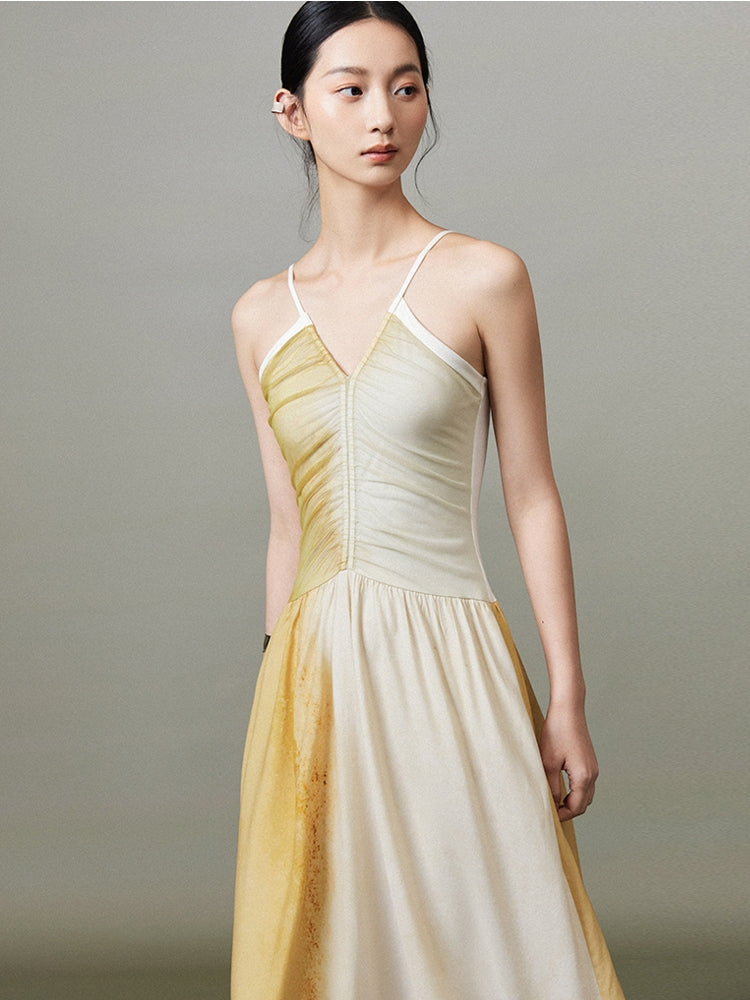 Gradation Tight Retro Summer One-Piece