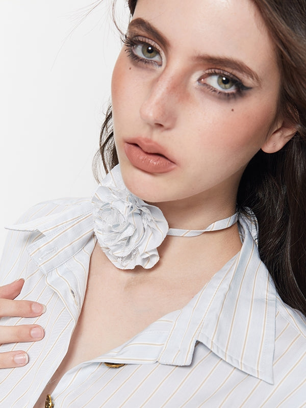 6Type Rose Flower Choker