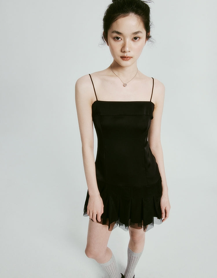 Tulle Mesh Flare Chic One-Piece