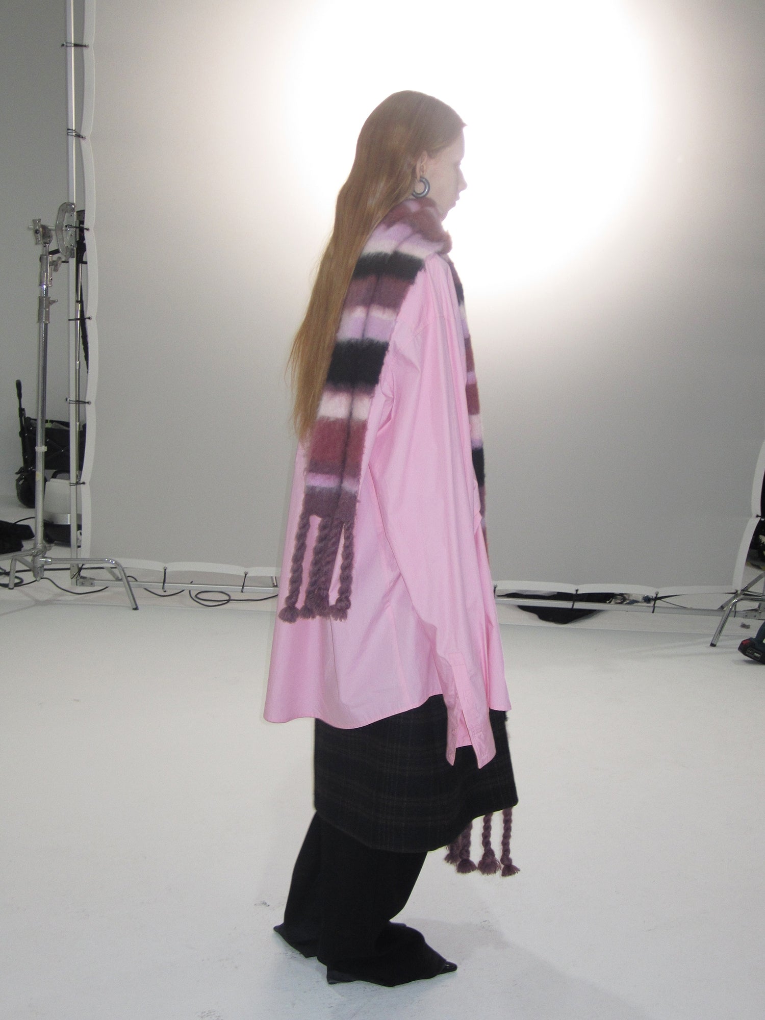 Unisex Border Wolle flauschig lässiger Muffler