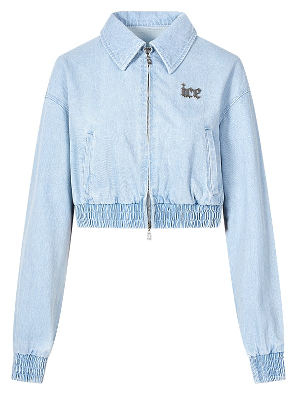 데님 캐주얼 간단한 재킷 및 긴 스커트