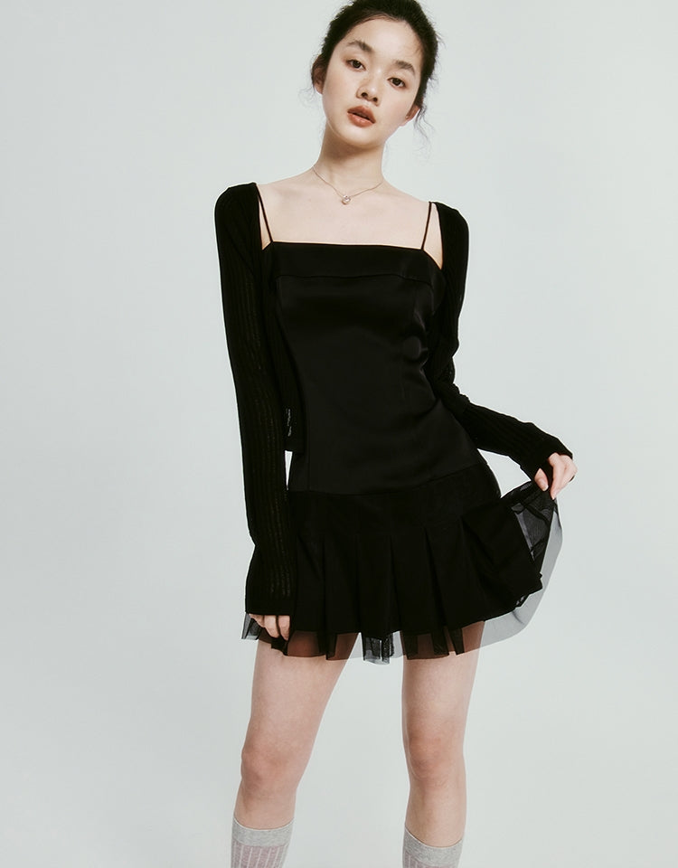 Tulle Mesh Flare Chic One-Piece
