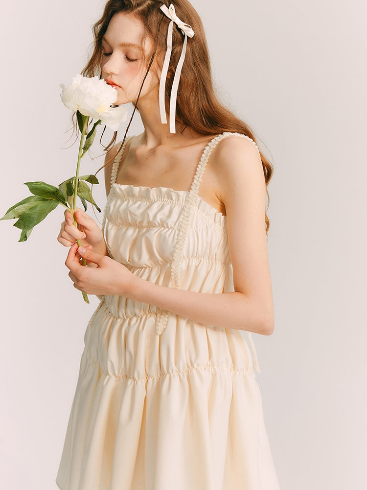 Gather Asymmetry Simple Chic Mini-One-Piece