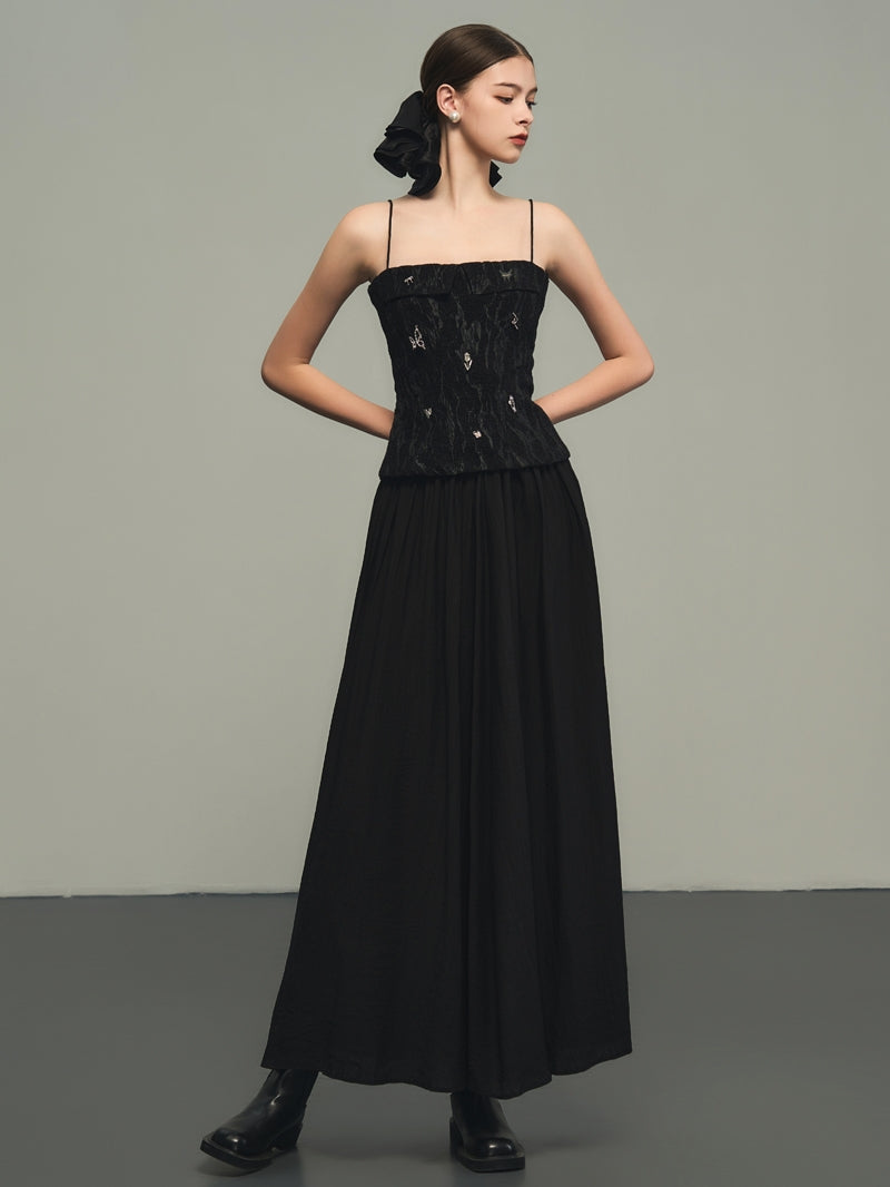 Tight Butterfly-Motif Elegant Inner Camisole