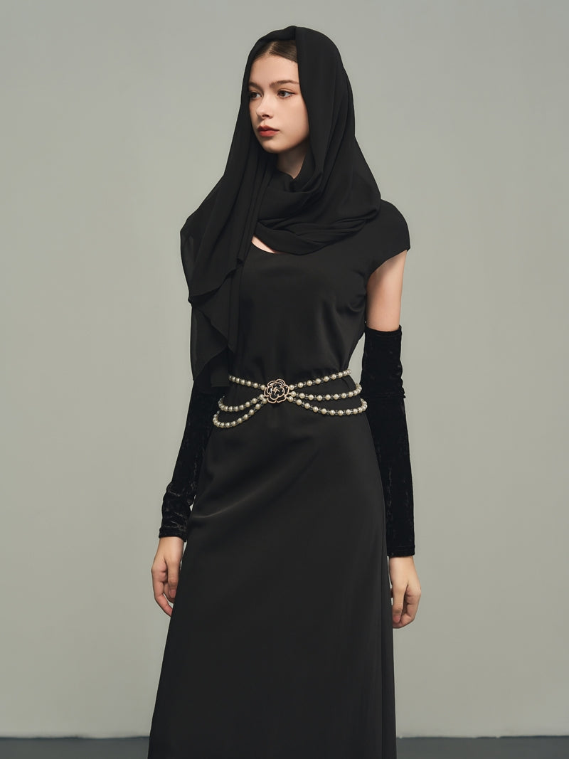 Chic Plain Ciffon Schal & Einteiliger und Armdecke