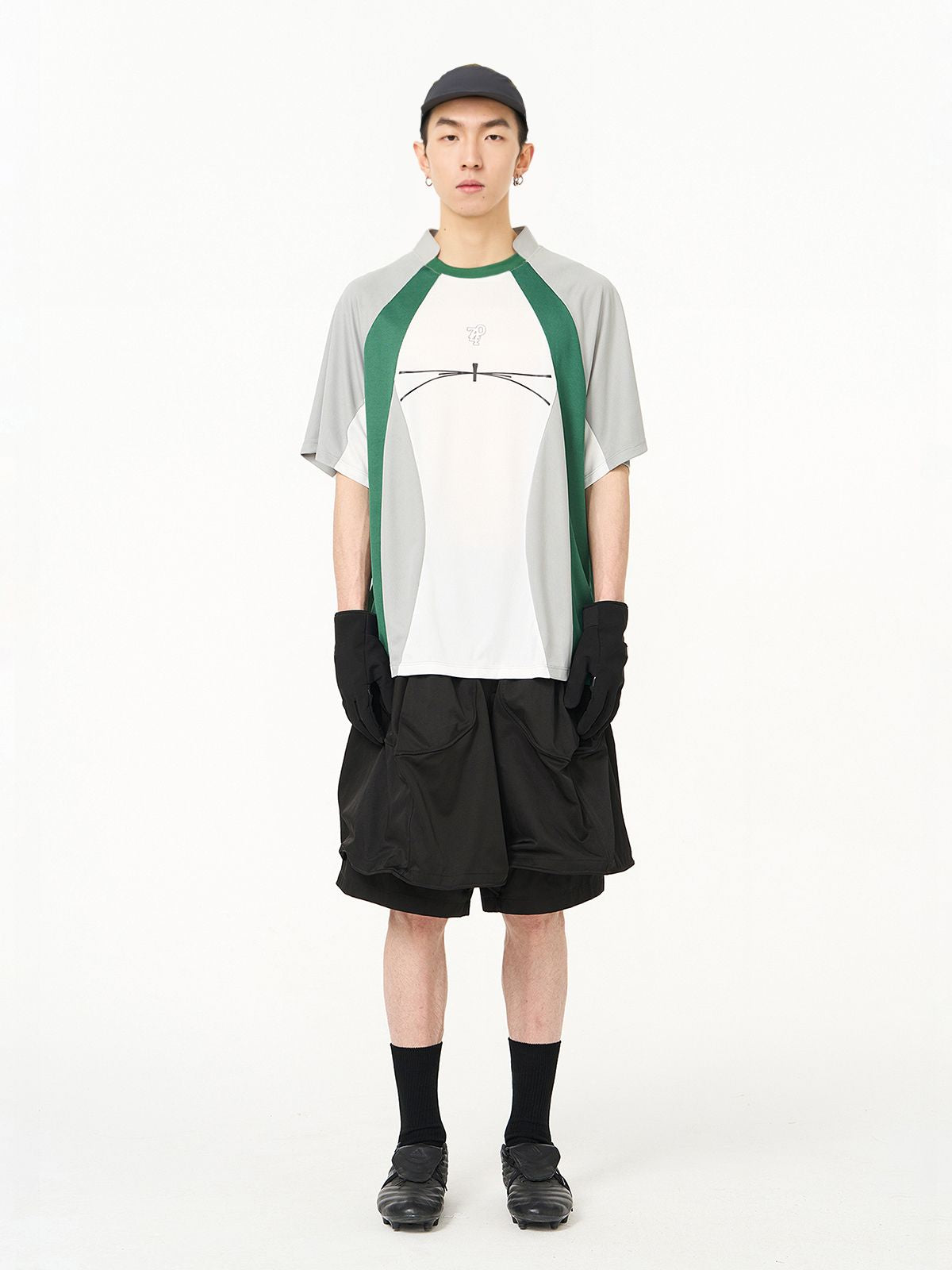 대비 캐주얼 가우디 대형 티셔츠