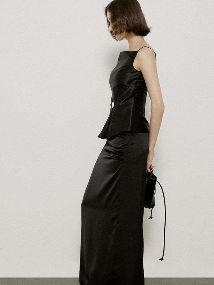 Drape Plain Maxi Langstachel