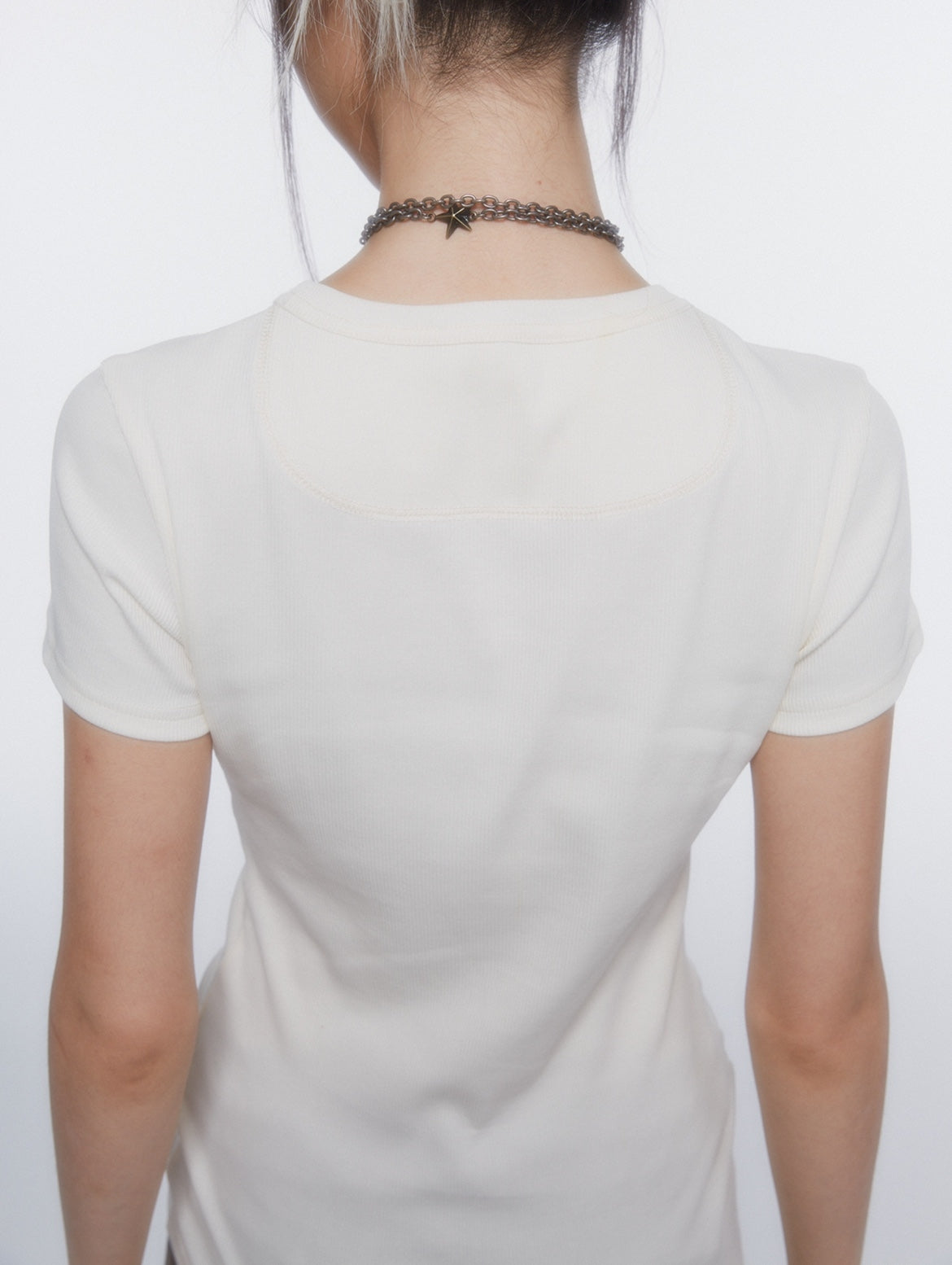 Words Retro Slim Casual T-Shirt