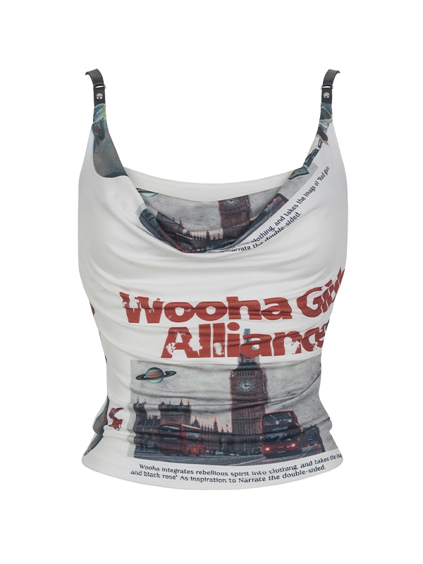 사진 점검 캐주얼 카미솔 및 스커트