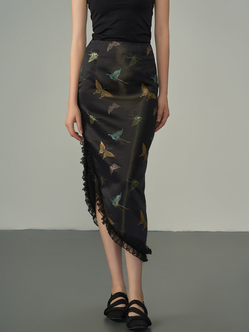 Asymmetrie Metallic Butterfly Rackrock