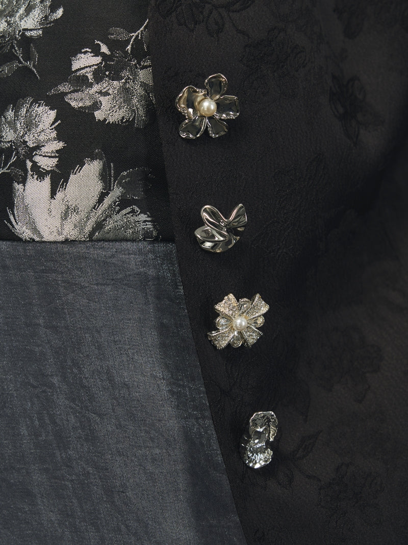 Chic Smooth Flower Elegant High-End One-Tiefe