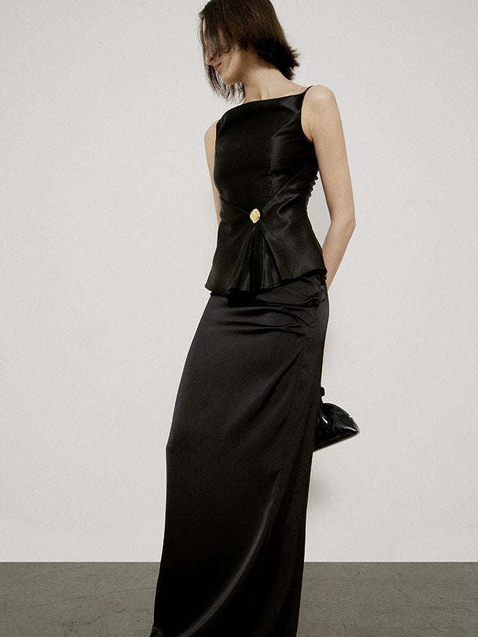 Drape Plain Maxi Langstachel