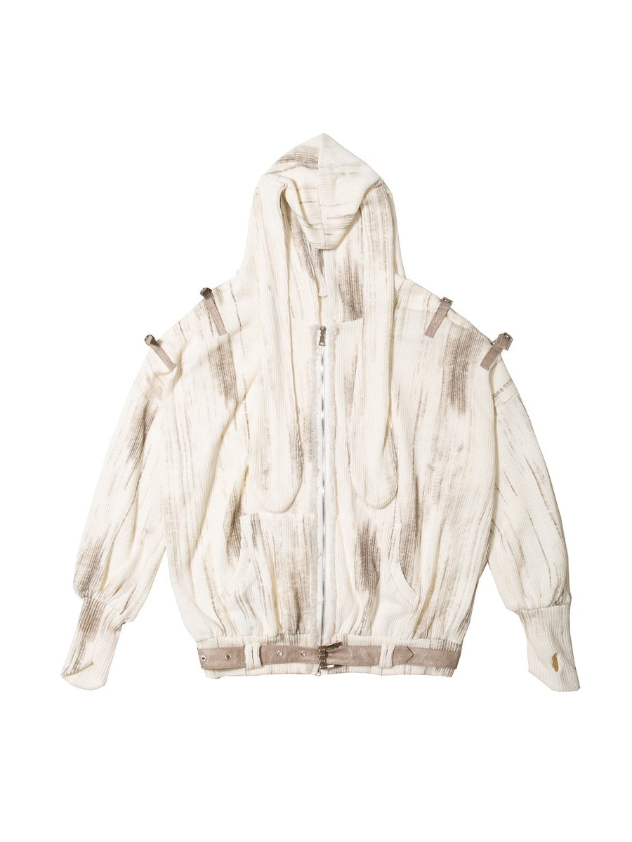 Sweat à capuche Nichi taillé à la courroie