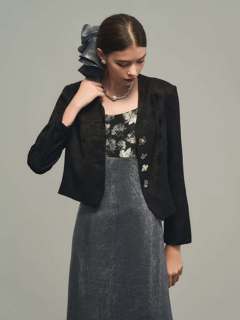 Chic Smooth Flower Elegant High-End One-Tiefe