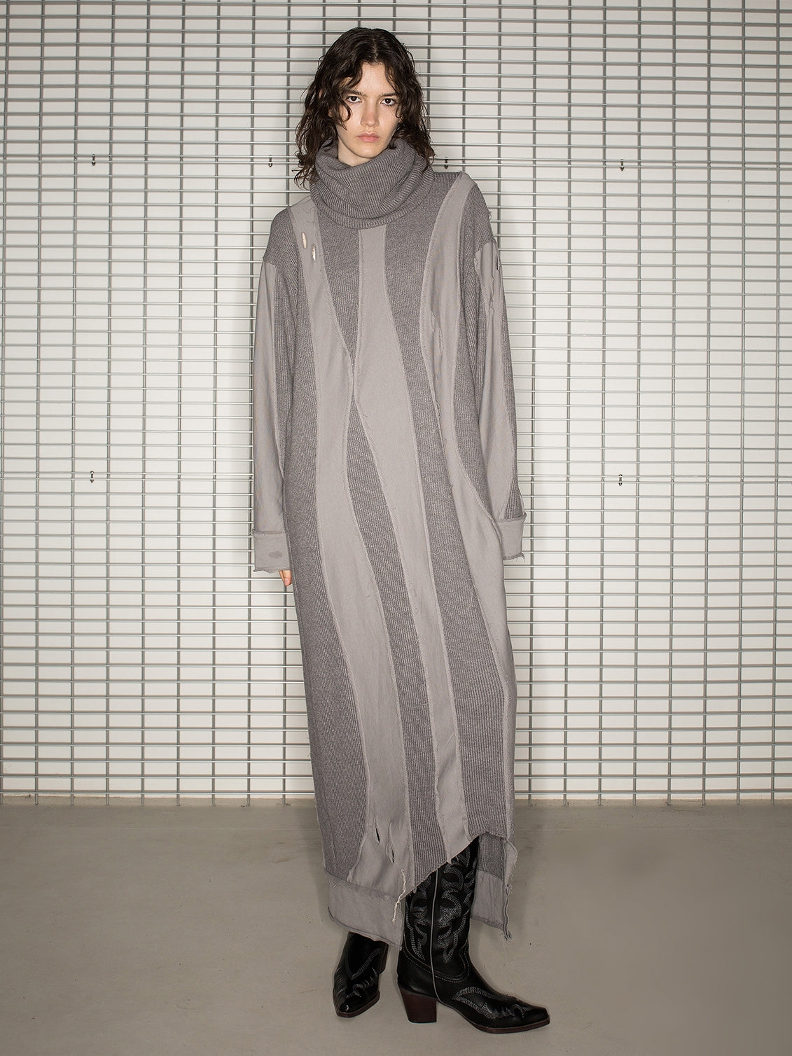 Lose Strick Schaden Mix Nichi Deckung Ein Stück