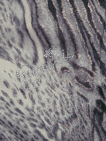 니치 레오파드 타이트 쿨 수트 탑 & 미니 스커트