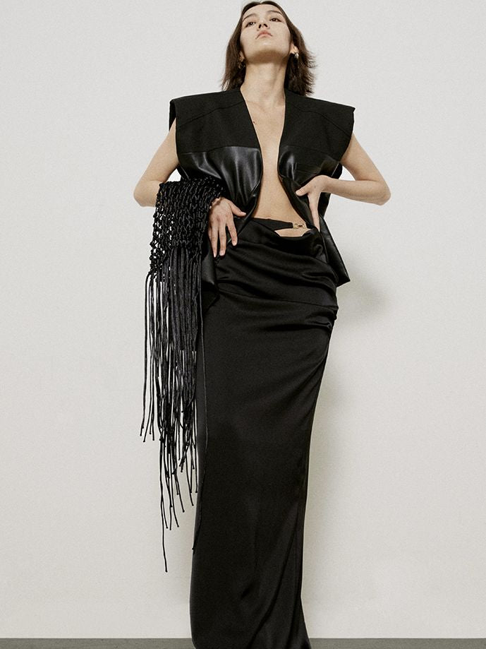 Drape Plain Maxi Langstachel
