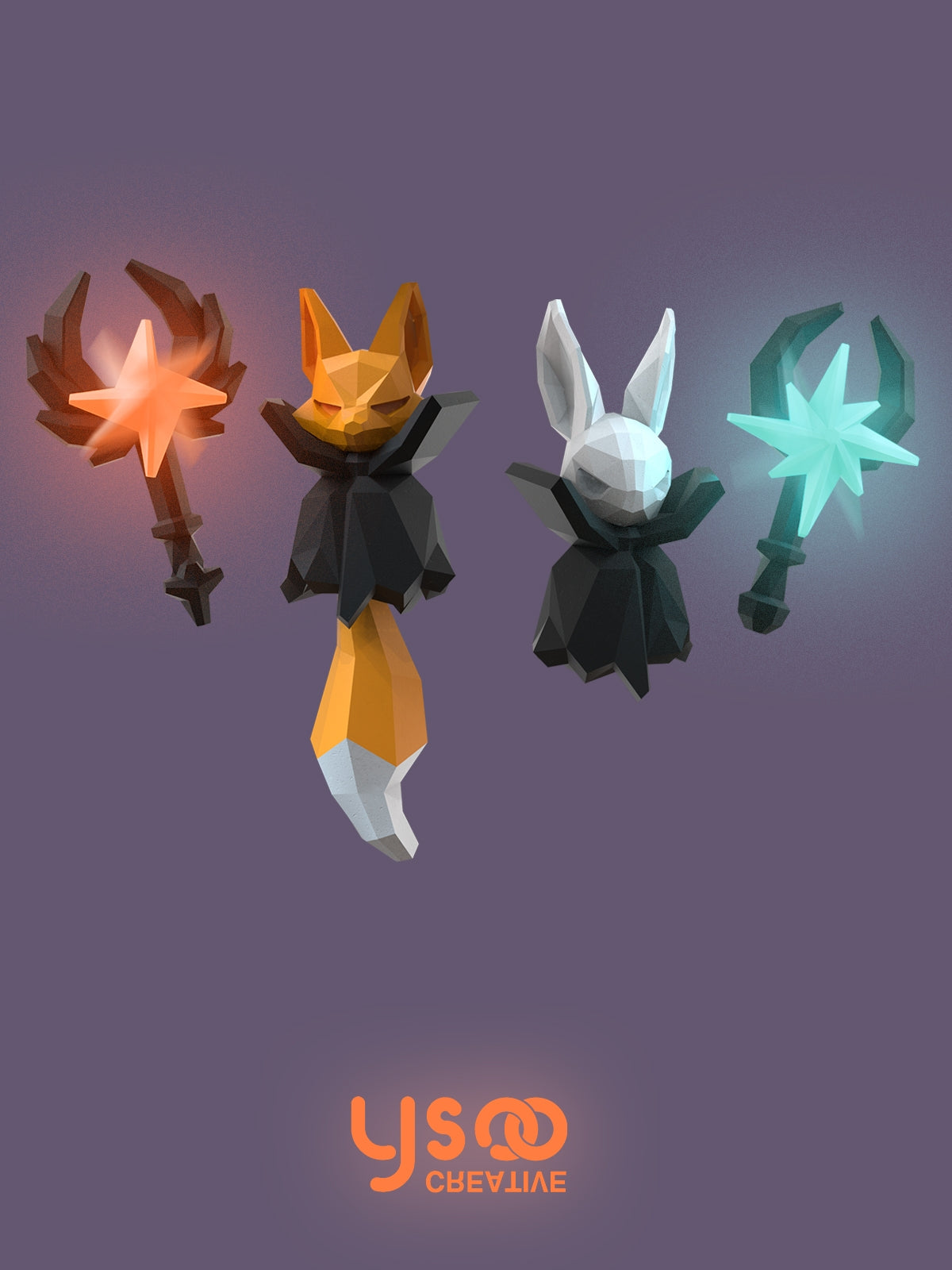 Wizard Animal Pierced&Ear-Clip