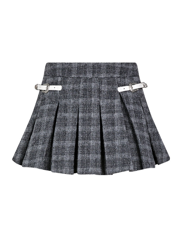 Tweed Lace Feminine Cute Jacket&Vest&Mini-Skirt&Long-Skirt