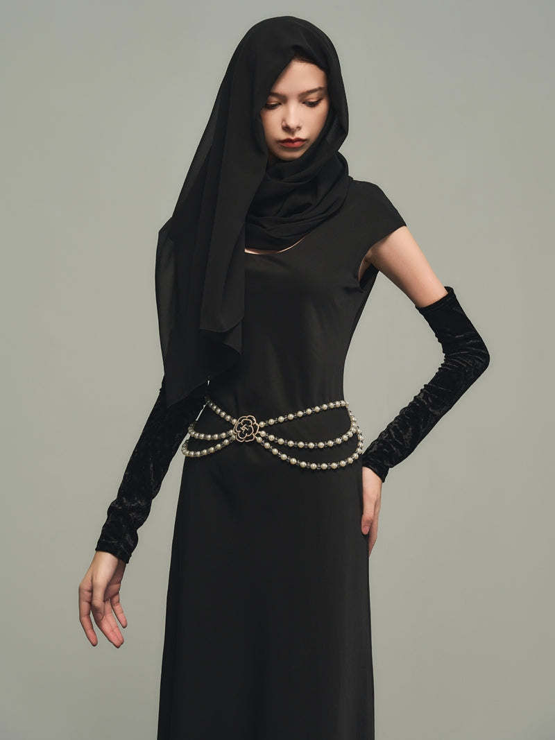Chic Plain Ciffon Schal & Einteiliger und Armdecke