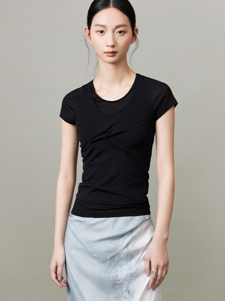Nichi Tight Plain T-Shirt