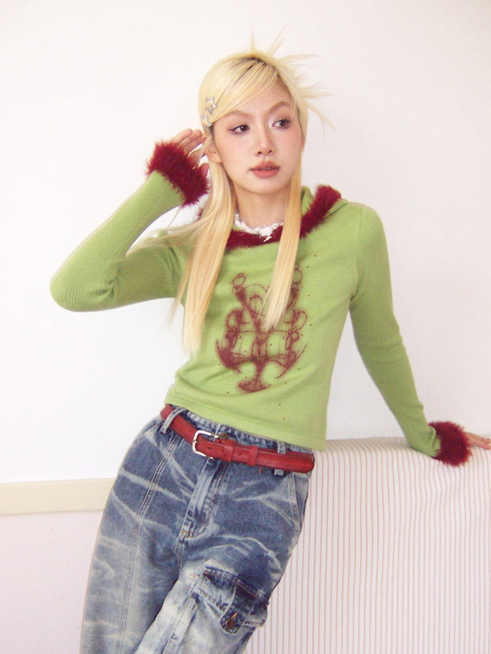 Sweat à sweat Nichi Slim Unique tricot