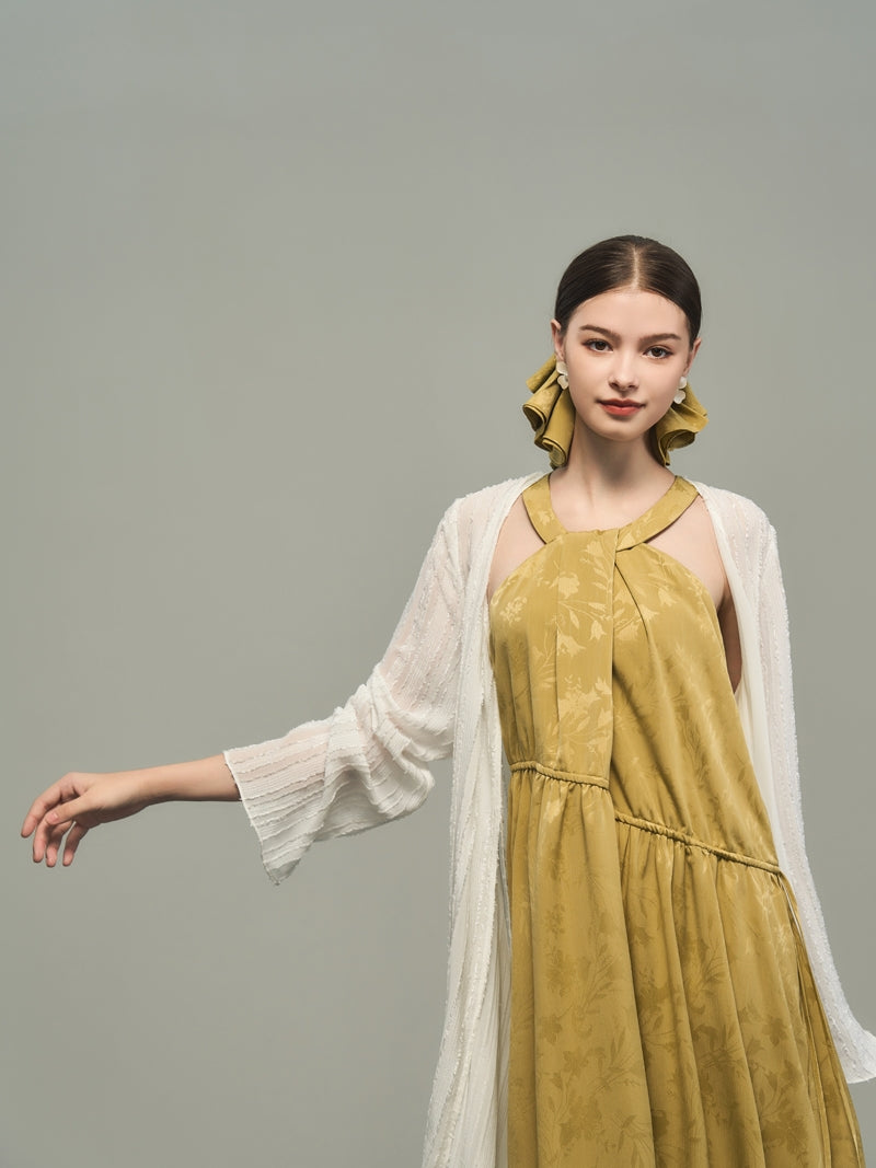 비대칭 간단한 대형 얇은 긴 카르디건