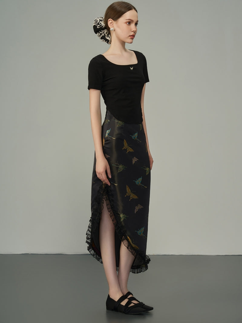 Asymmetrie Metallic Butterfly Rackrock