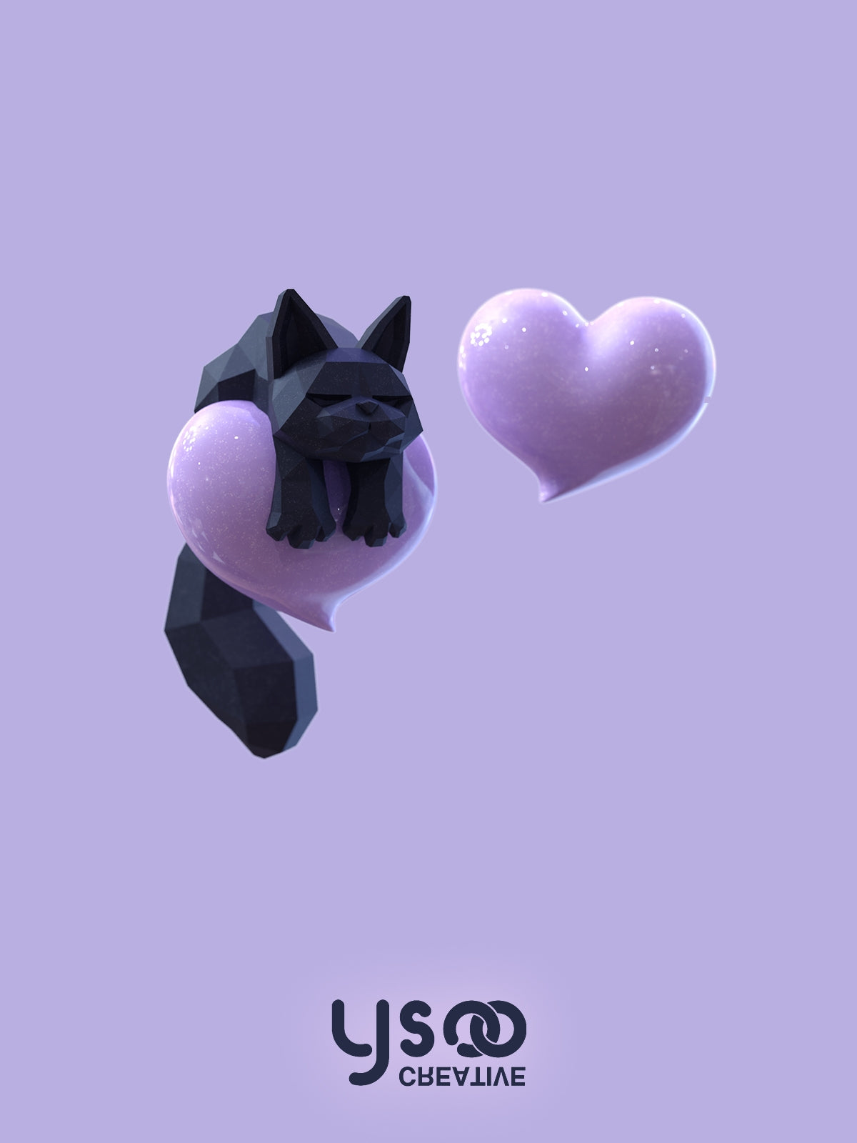 Fox Fluorescence Toy Pierced&Ear-Clip