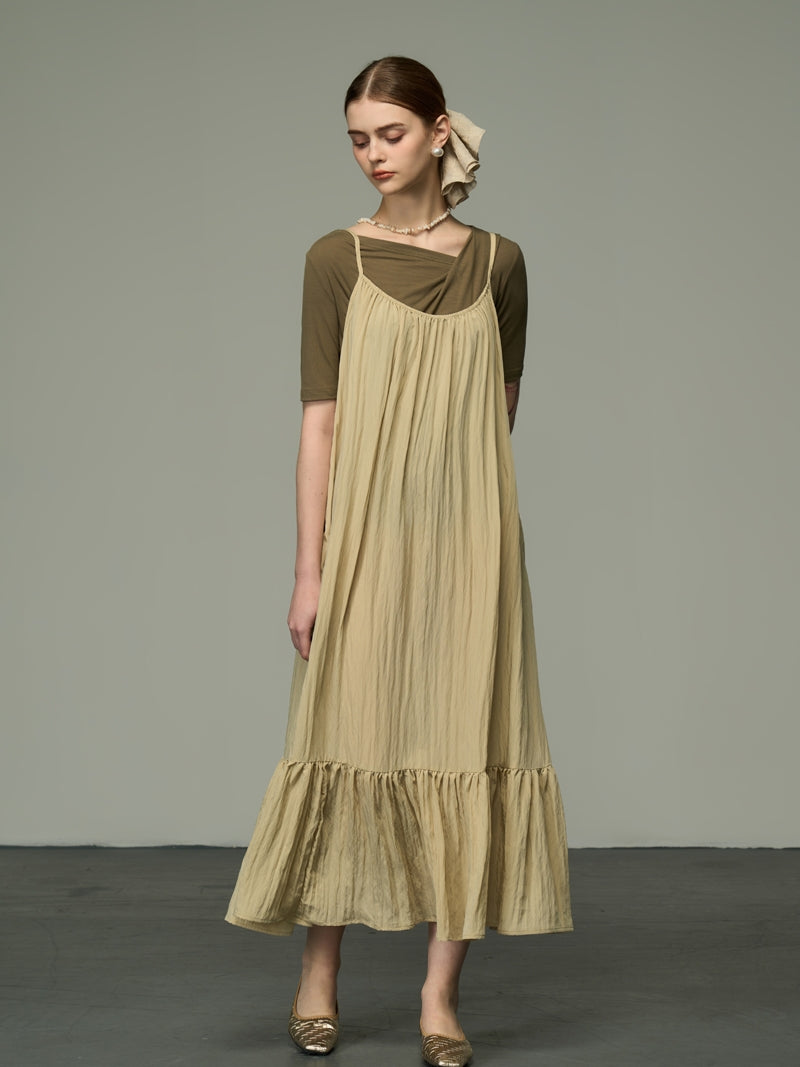 Camisole froissant simple