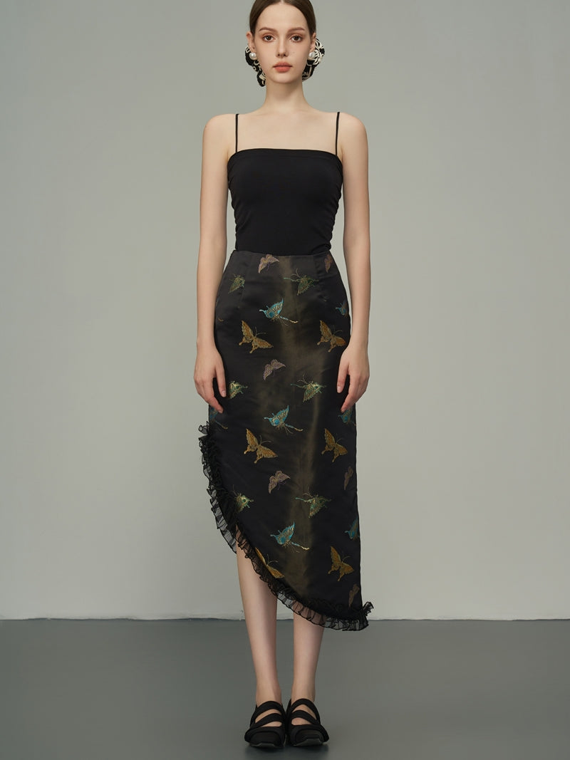 Asymmetrie Metallic Butterfly Rackrock