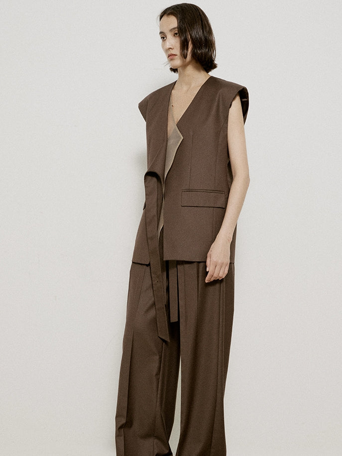 Sleevels CHIC OVERSIZE CIFFON LAYERED GILET