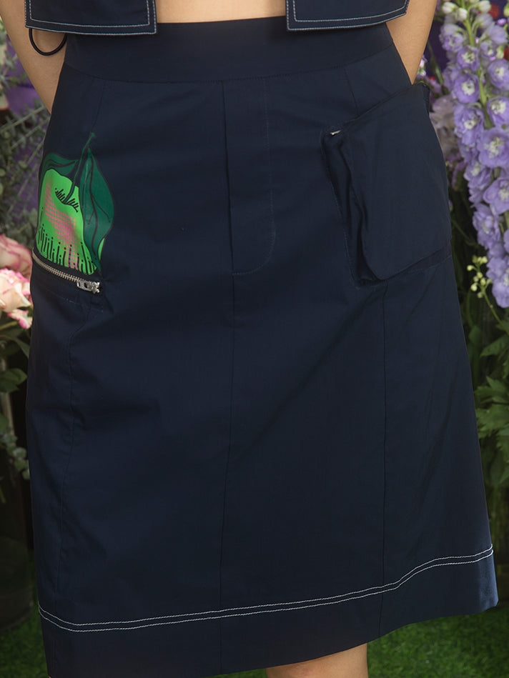 Hoodie Nichi Casual Stitch Draw-String-Tops & Langstachel