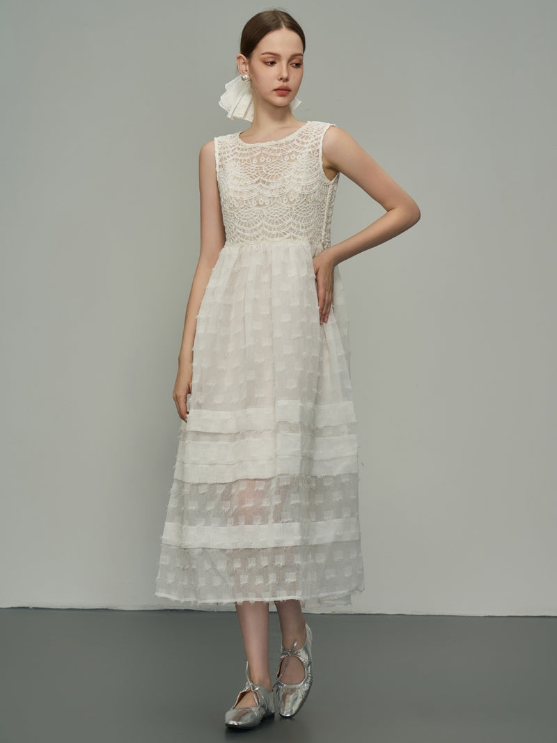 Spitze schiere klassische Ärmel langweilige Pieze