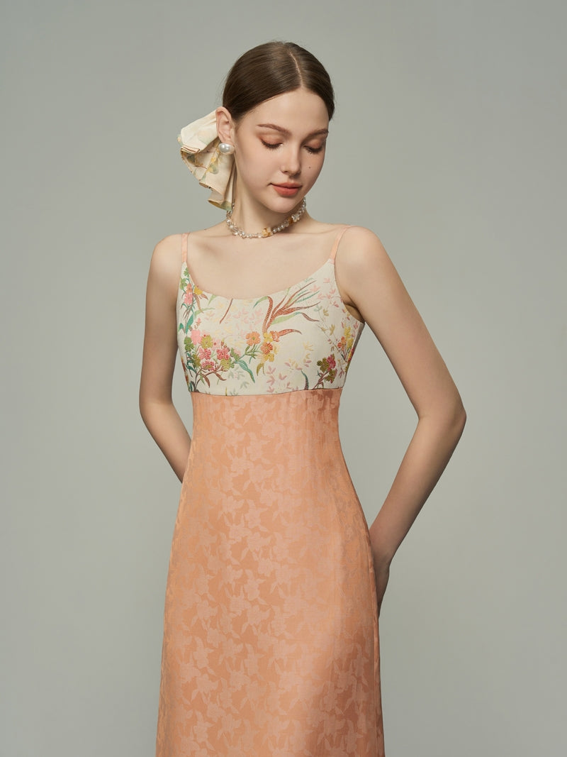 자수 꽃 고급 고급 썰매 장거리