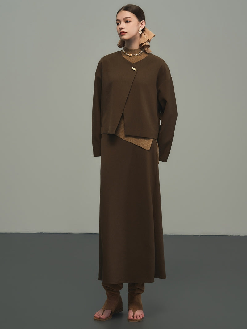 Nichi chic simple Set-upmantle & Cutsew & Jirt