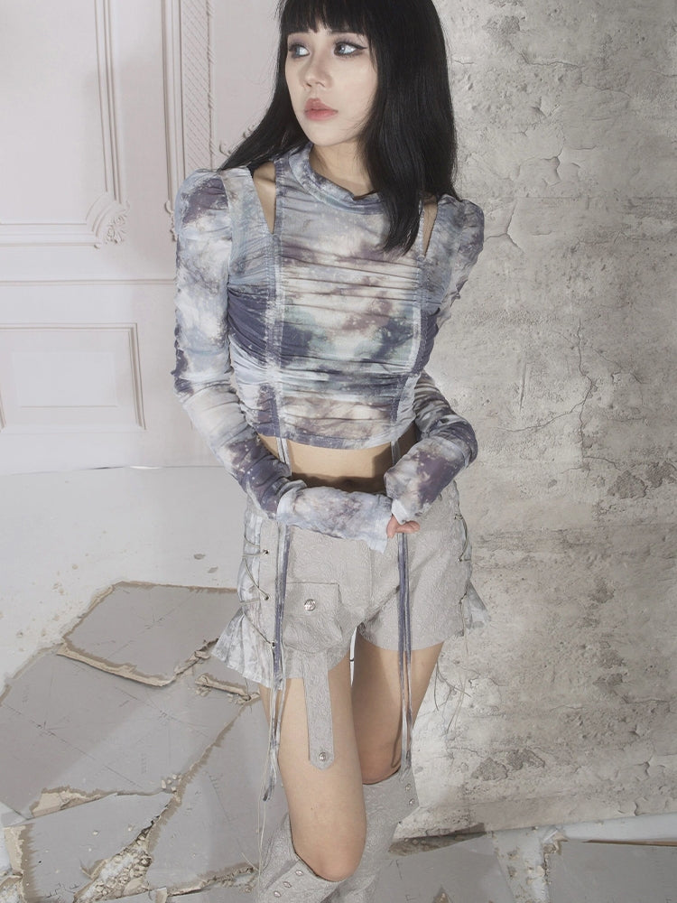 넥타이 염색을 모으십시오