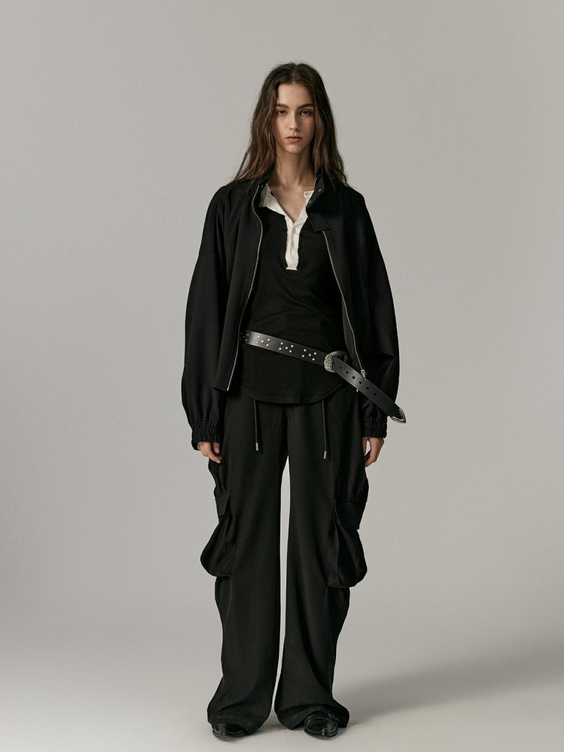 Veste ordinaire décontractée de Zip Windbreaker