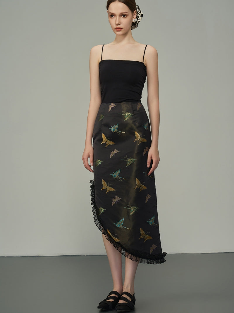 Asymmetrie Metallic Butterfly Rackrock