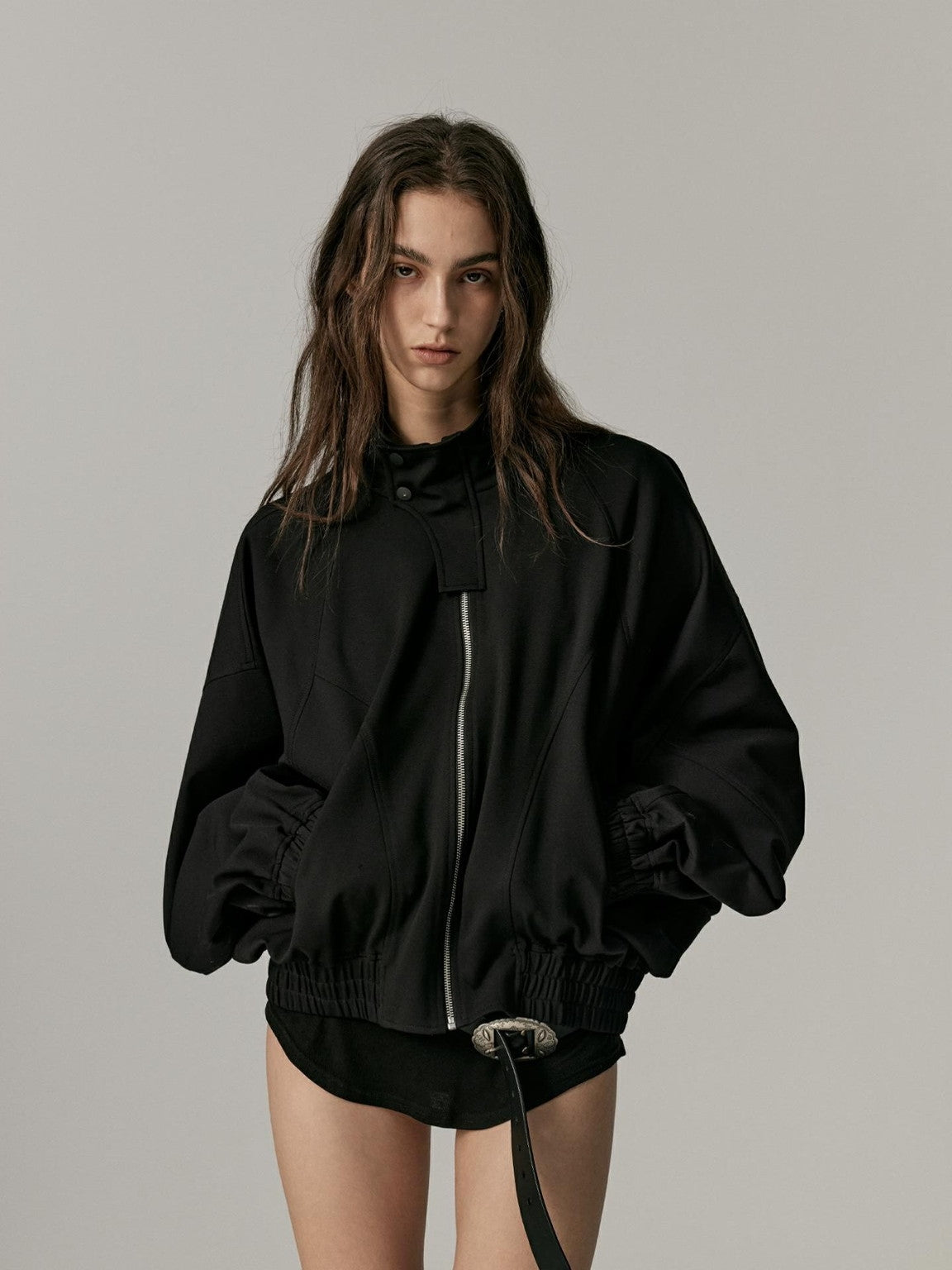 Veste ordinaire décontractée de Zip Windbreaker
