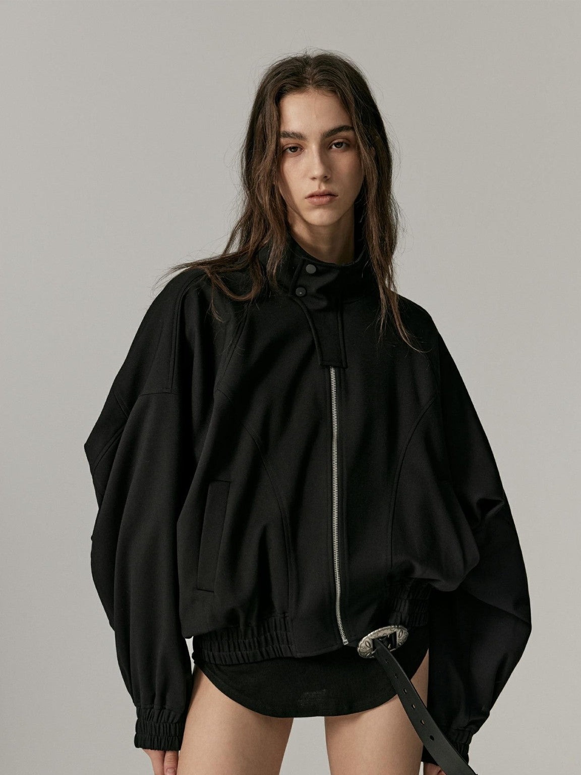 Veste ordinaire décontractée de Zip Windbreaker