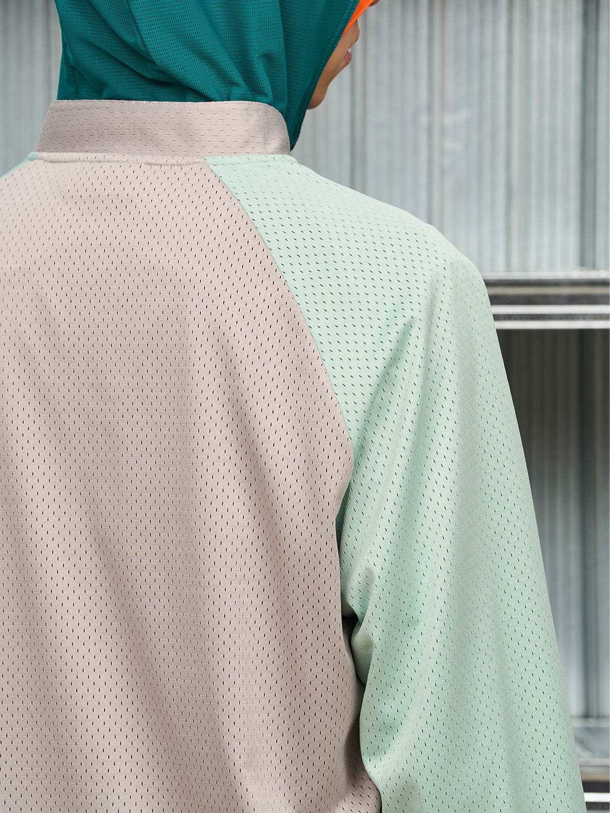 메쉬 대비 7 티셔츠