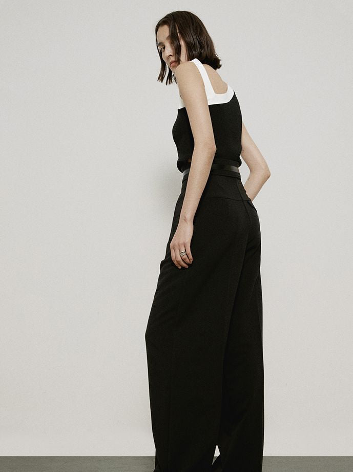 Strait Wide-Leg Classy Chic Pants